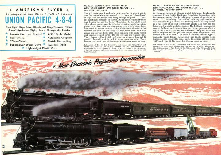 American Flyer Trains 1947, page 20 A.C. Gilbert Catalog Archive